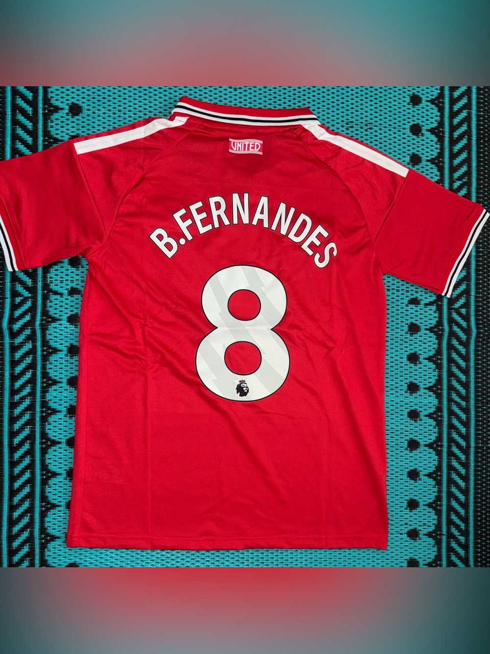 Bruno Fernandes 8 | Manchester United Home Jersey/Kit Fan Version (Medium)